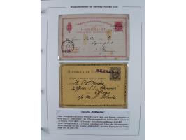 1896/1906, Sammlung “Westindiendienst der HPAG” mit ca. 50 Briefen, Karten und Ganzsachen, dabei u.a. bessere Aufgabestempel 