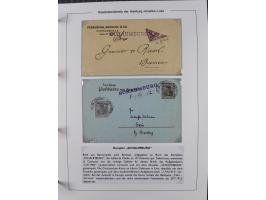 1896/1906, Sammlung “Westindiendienst der HPAG” mit ca. 50 Briefen, Karten und Ganzsachen, dabei u.a. bessere Aufgabestempel 