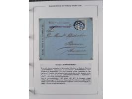 1896/1906, Sammlung “Westindiendienst der HPAG” mit ca. 50 Briefen, Karten und Ganzsachen, dabei u.a. bessere Aufgabestempel 