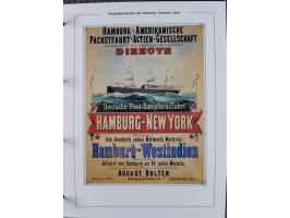 1896/1906, Sammlung “Westindiendienst der HPAG” mit ca. 50 Briefen, Karten und Ganzsachen, dabei u.a. bessere Aufgabestempel 
