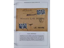 1896/1906, Sammlung “Westindiendienst der HPAG” mit ca. 50 Briefen, Karten und Ganzsachen, dabei u.a. bessere Aufgabestempel 