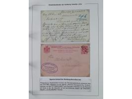 1896/1906, Sammlung “Westindiendienst der HPAG” mit ca. 50 Briefen, Karten und Ganzsachen, dabei u.a. bessere Aufgabestempel 