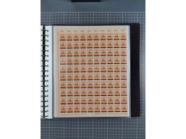 1920, postfrische/ungebrauchte Partie Bogen und Bogenteile, wie üblich gefaltet, jedoch auch einige mit stärkeren Antrennunge