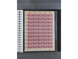 1920, postfrische/ungebrauchte Partie Bogen und Bogenteile, wie üblich gefaltet, jedoch auch einige mit stärkeren Antrennunge