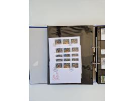 2000/15, postfrische und gestempelte, in den Hauptnummern je überkomplette Sammlung, dabei Marken je einzeln und in Viererblo