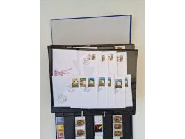 2000/15, postfrische und gestempelte, in den Hauptnummern je überkomplette Sammlung, dabei Marken je einzeln und in Viererblo