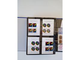 2000/15, postfrische und gestempelte, in den Hauptnummern je überkomplette Sammlung, dabei Marken je einzeln und in Viererblo