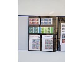 2000/15, postfrische und gestempelte, in den Hauptnummern je überkomplette Sammlung, dabei Marken je einzeln und in Viererblo