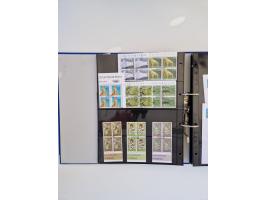 2000/15, postfrische und gestempelte, in den Hauptnummern je überkomplette Sammlung, dabei Marken je einzeln und in Viererblo