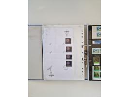 2000/15, postfrische und gestempelte, in den Hauptnummern je überkomplette Sammlung, dabei Marken je einzeln und in Viererblo