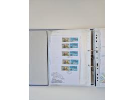 2000/15, postfrische und gestempelte, in den Hauptnummern je überkomplette Sammlung, dabei Marken je einzeln und in Viererblo