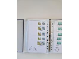 2000/15, postfrische und gestempelte, in den Hauptnummern je überkomplette Sammlung, dabei Marken je einzeln und in Viererblo