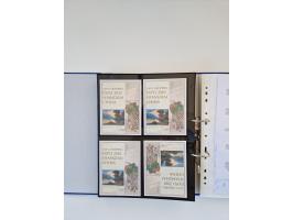 2000/15, postfrische und gestempelte, in den Hauptnummern je überkomplette Sammlung, dabei Marken je einzeln und in Viererblo