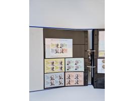 2000/15, postfrische und gestempelte, in den Hauptnummern je überkomplette Sammlung, dabei Marken je einzeln und in Viererblo