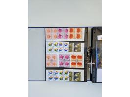 2000/15, postfrische und gestempelte, in den Hauptnummern je überkomplette Sammlung, dabei Marken je einzeln und in Viererblo