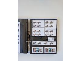 2000/15, postfrische und gestempelte, in den Hauptnummern je überkomplette Sammlung, dabei Marken je einzeln und in Viererblo