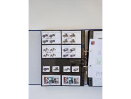 2000/15, postfrische und gestempelte, in den Hauptnummern je überkomplette Sammlung, dabei Marken je einzeln und in Viererblo