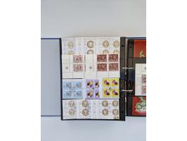 2000/15, postfrische und gestempelte, in den Hauptnummern je überkomplette Sammlung, dabei Marken je einzeln und in Viererblo