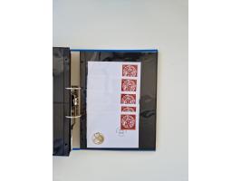 2000/15, postfrische und gestempelte, in den Hauptnummern je überkomplette Sammlung, dabei Marken je einzeln und in Viererblo