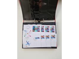 2000/15, postfrische und gestempelte, in den Hauptnummern je überkomplette Sammlung, dabei Marken je einzeln und in Viererblo