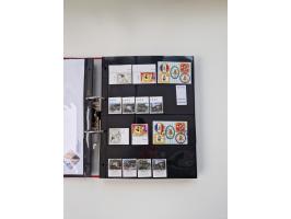 2000/15, postfrische und gestempelte, in den Hauptnummern je überkomplette Sammlung, dabei Marken je einzeln und in Viererblo
