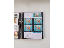 2000/15, postfrische und gestempelte, in den Hauptnummern je überkomplette Sammlung, dabei Marken je einzeln und in Viererblo