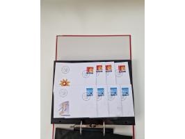 2000/15, postfrische und gestempelte, in den Hauptnummern je überkomplette Sammlung, dabei Marken je einzeln und in Viererblo