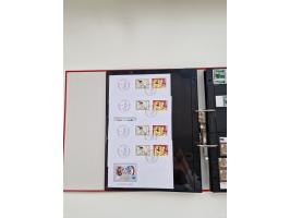 2000/15, postfrische und gestempelte, in den Hauptnummern je überkomplette Sammlung, dabei Marken je einzeln und in Viererblo