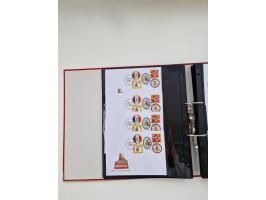 2000/15, postfrische und gestempelte, in den Hauptnummern je überkomplette Sammlung, dabei Marken je einzeln und in Viererblo