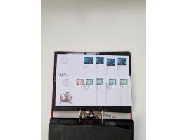 2000/15, postfrische und gestempelte, in den Hauptnummern je überkomplette Sammlung, dabei Marken je einzeln und in Viererblo