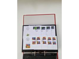 2000/15, postfrische und gestempelte, in den Hauptnummern je überkomplette Sammlung, dabei Marken je einzeln und in Viererblo