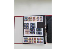 2000/15, postfrische und gestempelte, in den Hauptnummern je überkomplette Sammlung, dabei Marken je einzeln und in Viererblo