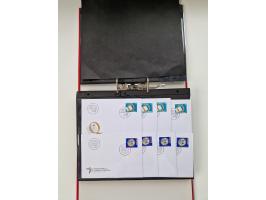 2000/15, postfrische und gestempelte, in den Hauptnummern je überkomplette Sammlung, dabei Marken je einzeln und in Viererblo