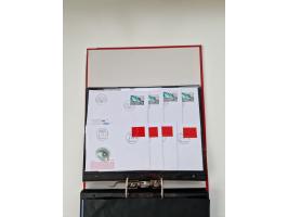 2000/15, postfrische und gestempelte, in den Hauptnummern je überkomplette Sammlung, dabei Marken je einzeln und in Viererblo