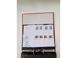 2000/15, postfrische und gestempelte, in den Hauptnummern je überkomplette Sammlung, dabei Marken je einzeln und in Viererblo