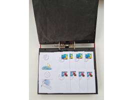 2000/15, postfrische und gestempelte, in den Hauptnummern je überkomplette Sammlung, dabei Marken je einzeln und in Viererblo