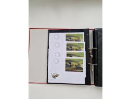 2000/15, postfrische und gestempelte, in den Hauptnummern je überkomplette Sammlung, dabei Marken je einzeln und in Viererblo