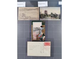 1893/1940, Stationery cards and envelopes including good cancellations,1935 Manchukuo set with spec. cancel, 1936 German Reic