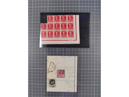 1850-1918, Partie in Tüten und Steckkarten ab Kreuzer Ausgabe, dabei 1 Kr. rosa im Paar vom rechten Rand auf Kabinettbriefstü