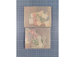 1850-1918, Partie in Tüten und Steckkarten ab Kreuzer Ausgabe, dabei 1 Kr. rosa im Paar vom rechten Rand auf Kabinettbriefstü