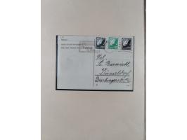 1912/61, Heimatsammlung Saarland mit Flugpost 1912, Erstflu Saarbrücken-Paris 1928, Firmenlochung, Feldpost, Einladungskarte 