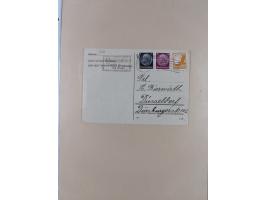 1912/61, Heimatsammlung Saarland mit Flugpost 1912, Erstflu Saarbrücken-Paris 1928, Firmenlochung, Feldpost, Einladungskarte 