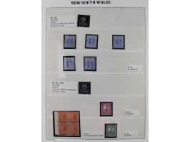 1860/1910, Unused collection on 13 leaves with over 100 items, beginning with registered issue, many margin miprints, Specime