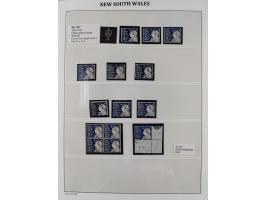 1860/1910, Unused collection on 13 leaves with over 100 items, beginning with registered issue, many margin miprints, Specime