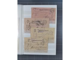 1900/50, Grosses Albummit Briefen/Karten/Dokumenten ab Bayern, dabei Arbeitsbuch 1934-46, Gewerkschaftsausweis, dazu 36 K.u.K