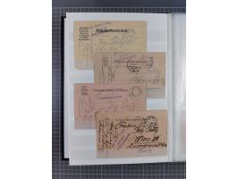 1900/50, Grosses Albummit Briefen/Karten/Dokumenten ab Bayern, dabei Arbeitsbuch 1934-46, Gewerkschaftsausweis, dazu 36 K.u.K