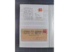 1900/50, Grosses Albummit Briefen/Karten/Dokumenten ab Bayern, dabei Arbeitsbuch 1934-46, Gewerkschaftsausweis, dazu 36 K.u.K