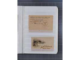 1900/50, Grosses Albummit Briefen/Karten/Dokumenten ab Bayern, dabei Arbeitsbuch 1934-46, Gewerkschaftsausweis, dazu 36 K.u.K