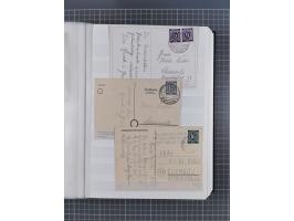 1900/50, Grosses Albummit Briefen/Karten/Dokumenten ab Bayern, dabei Arbeitsbuch 1934-46, Gewerkschaftsausweis, dazu 36 K.u.K