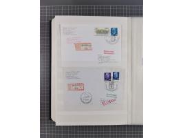 1900/50, Grosses Albummit Briefen/Karten/Dokumenten ab Bayern, dabei Arbeitsbuch 1934-46, Gewerkschaftsausweis, dazu 36 K.u.K